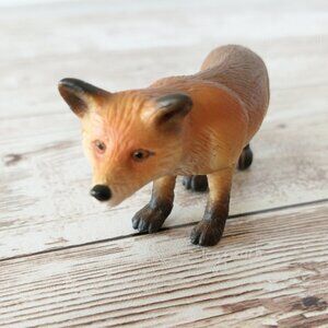 Schleich Red Fox Wildlife Figure 2004 Retired 14338 Animal Predator Canid Canine